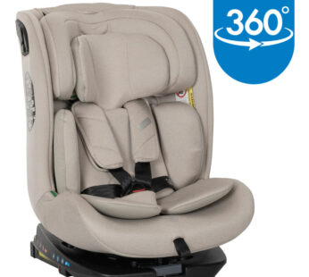 Scaun Auto Copii Rodeo i-Size Isofix Rotativ 0 Luni-12 Ani 40-150CM Max 36KG Bej