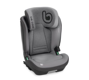 Scaun auto, Be Cool, Bravo, I-Size, 100-150 cm, 4-12 ani, Cu isofix, Cu inclinare anatomica, Conform cu standardul european de securitate ECE R129, Be Smoke