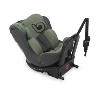 Scaun auto, Be Cool, Easy I-Size, Rotire 360 grade, 40 – 150 cm, 0 – 36 kg, Cu Isofix si Centura Top Tether, Conform cu standardul european de securitate ECE R129, Be Grass