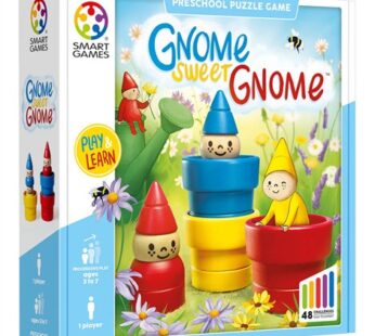 Smart Games – Gnome sweet Gnome – joc de logica cu 48 de provocari, 3+ ani, editie internationala