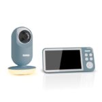 Baby monitor video cu ecran mare de 5 inch Neno Vedo Blue