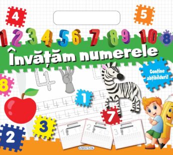 Bloc cu abtibilduri – Invatam numerele