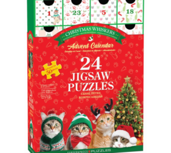 Calendar de Advent Pisici, 24 puzzle-uri, 50 piese
