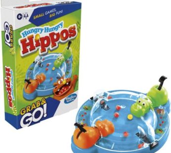 Joc Grab & Go – Hungry Hippos, 2 jucatori, +4 ani, lb. engleza