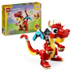 LEGO Creator - Dragon rosu (31145) | LEGO