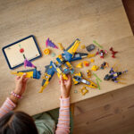 LEGO Ninjago - Superavionul cu reactie al lui Ras si Arin (71833) | LEGO