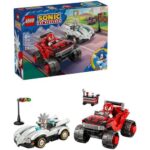 LEGO® Sonic - Masina lui Silver vs Camionul gigant al lui Knuckles 77118, 378 piese