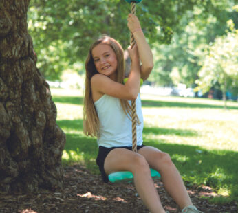 Leagan pentru copii Hape cu franghie de alpinism cu led 1,82 m