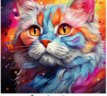 Puzzle din lemn – British Shorthair 3 | Woodmix Puzzles