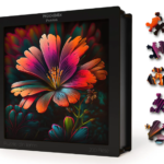 Puzzle din lemn - Flori - Lewisia | Woodmix Puzzles