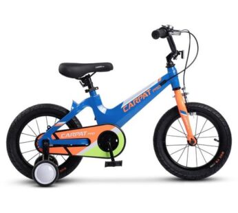 Bicicleta Copii 4-6 ani Carpat PRO C16122B, roti 16inch, Sistem franare U-brake, Albastru/Portocaliu