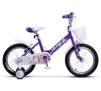 Bicicleta Copii 5-7 ani Velors V1802A, roti 18inch, Sistem de franare mecanic tip V-brake, Mov