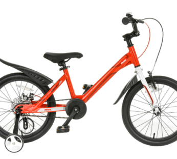 Bicicleta Copii RoyalBaby Mars M1601C, Roti 16inch, Cadru Aluminiu, Roti Ajutatoare (Rosu/Alb)