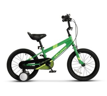 Bicicleta copii 4-6 ani BMX VELORS Flash V1603B, roti 16inch, frane C-Brake fata spate, cauciucuri late tip MTB, roti ajutatoare, Verde