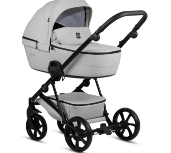Carucior 2 in 1 Tutis Viva 5+ Cloud 085 din piele ecologica, sezut reversibil, spatar reglabil, roti cu blocare, bara detasabila, accesorii incluse