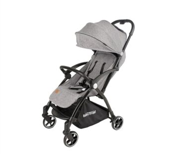 Carucior sport, BabyTrold, Skagen, Usor- 6.7 kg, Pliere automata, Spatar ajustabil in 3 pozitii, Pana la 15 kg, 6 luni+, Gri