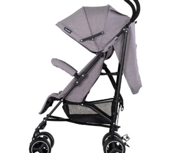 Carucior sport pentru copii Chipolino Milano Platinum, spatar reglabil, pliere tip umbrela, suport de picioare reglabil, greutate admisa 22 kg
