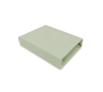 Cearceaf cu elastic, MimiNu, Jerse, Pentru patut 140X70 cm, Material certificat Oeko Tex Standard 100, Olive