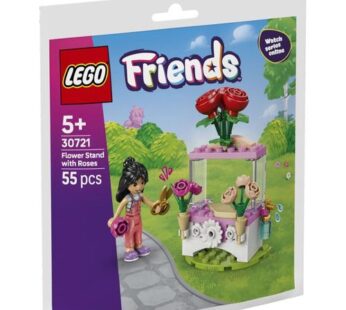 LEGO Friends Stand cu trandafiri, 55 piese, 5 ani