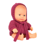 Papusa bebelus educativa 21 cm - Baiat caucazian