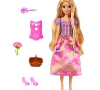 Papusa cu accesorii Disney Princess Spin and Reveal Rapunzel