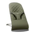 Balansoar copii BabyBjorn 006046A, Bumbac, Greutate maxima 9kg, Verde
