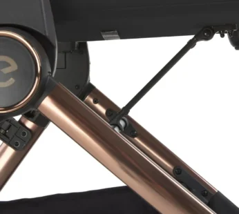 Carucior 2 in 1 pentru copii Espiro Code Negru 0-22 kg, landou pliabil complet plat si carucior sport cu pliere automata