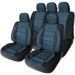 Huse Universale pentru Scaune Auto Calitate Premium Negru/Albastru