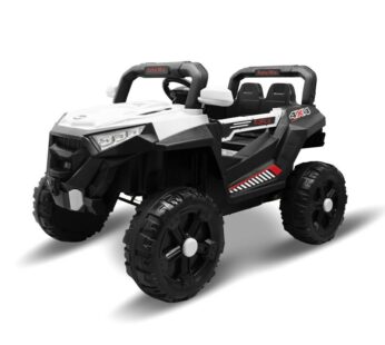 Masinuta electrica, Baby Mix, Buggy, Cu lumini frontale LED, 3 +, White