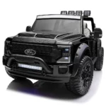 Masinuta electrica pentru 2 copii, Ford Super Duty F450, 300W, 24V 14A premium, neagra