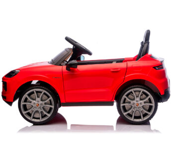 Masinuta electrica pentru copii Chipolino Porsche Cayenne Red cu suspensii, usi cu deschidere, greutate admisa 30 kg