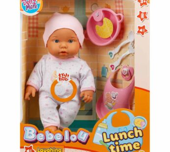 Papusa Bebelou la masa, Dollz n More, Roz, 35 cm