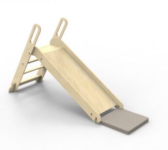 Tobogan pliabil din lemn MamaToyz 127 x 83 x 37 cm