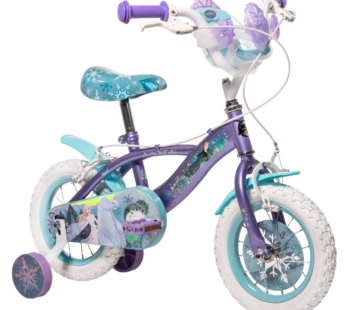 Bicicleta pentru copii 3-5 ani Huffy Frozen 12 inch cu roti ajutatoare