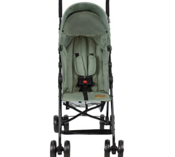 Carucior sport, BabyTrold, Jet, Usor- 4.3 kg, Pliere tip umbrela, Spatar ajustabil, Pana la 15 kg, 6 luni+, Verde, Resigilat