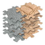 Covoras ortopedic senzorial puzzle Set Natura