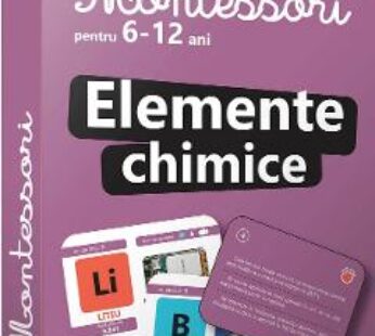 Elemente chimice. Carti de joc Montessori pentru 6-12 ani