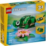 LEGO® Creator - Broasca-testoasa cu o floare de nufar 31377, 124 piese