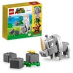 LEGO® Super Mario - Set de extindere - Rinocerul Rambi 71420, 106 piese