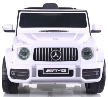 Masinuta electrica Chipolino SUV Mercedes AMG G63 cu scaun din piele si roti EVA white