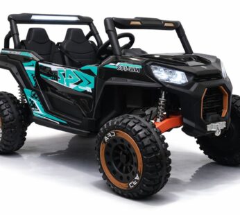 Masinuta electrica pentru copii Buggy NEL-913 Black, tractiune integrala 4×4, echipat cu Bluetooth, USB si MP3, lumini LED fataspate