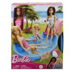Papusa Mattel Barbie blonda cu piscina