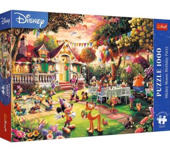 Puzzle Trefl – Petrecere de ziua lui Mickey Mouse, 1000 piese