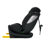 Scaun auto Kinderkraft I-Grow 2 Plus Black 40-150 cm, cu rotatie 360, tetiera reglabila, sistem Isofix si Top Tether