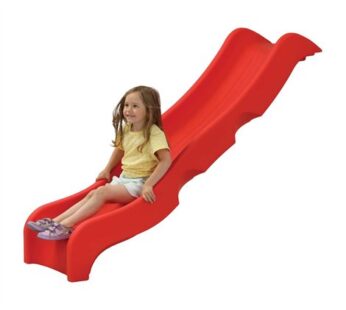 Tobogan pentru uz public Optima, rosu, 240 x 50 x 44 cm, pentru platforma de 1.25 m inaltime, KBT